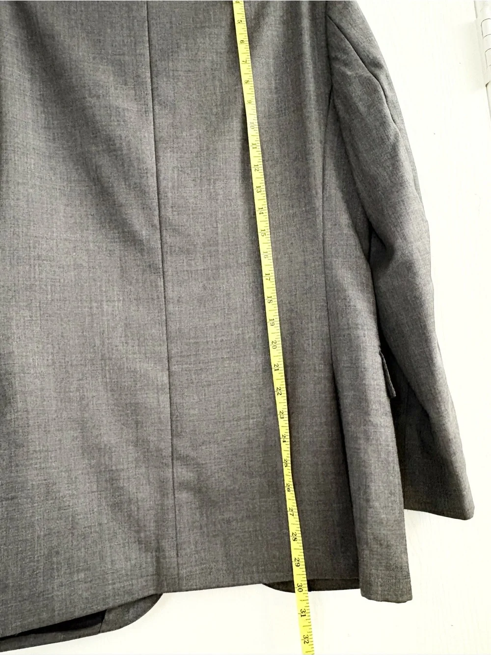 J. Crew Ludlow Men's Gray Two-Button Wool Sport Blazer Size 38R
